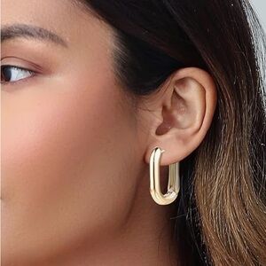Elegant Gold Hoop Earrings